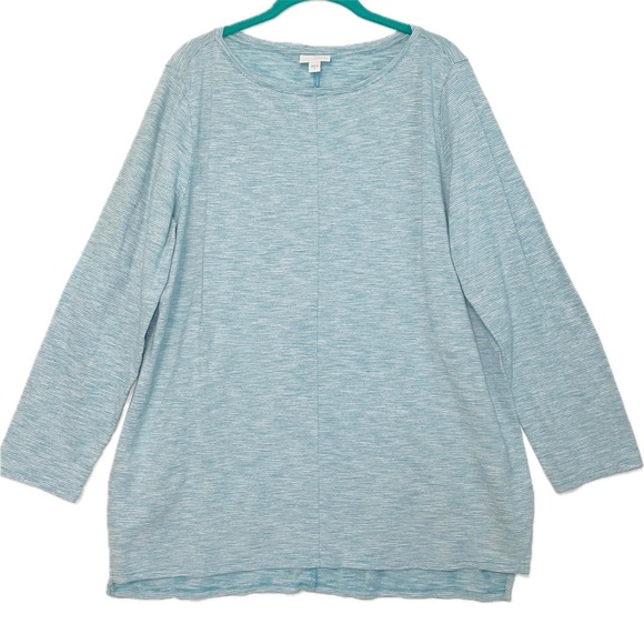 Haut Isela Manches Longues Bleu Marine Taille XL - Neuf Avec étiquettes, Col V, Coupe Regular